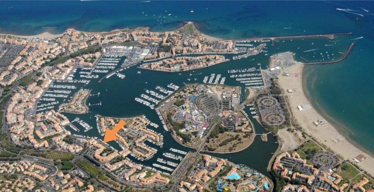 Cap Capistol Studio Le Cap D'Agde Vue Port Dış mekan fotoğraf